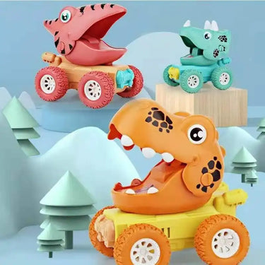 Set de juego de transporte de dinosaurios | Desata aventuras llenas de fantasía - Colección completa de dinosaurios